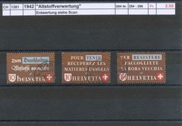 1942 "Altstoffverwertung",  gestempelt