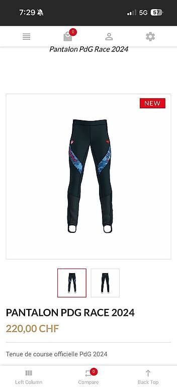 Dynafit Skis: Veste/Pantalon PDG race Dynafit – Neu und originalverpackt aus Genève von max_smk7 3