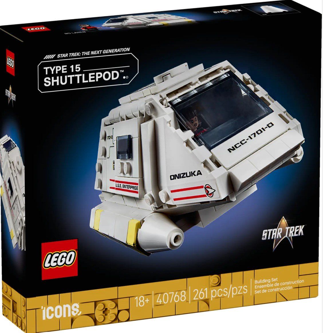 Lego Kit di costruzioni: LEGO Star Trek 40768 Type 15 Shuttlepod – Nuovo e nell'imballaggio originale da Burgdorf venduto da Pistar