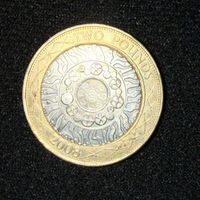 Rare! Pièce de 2 livres sterling - Royaume-Uni 2008