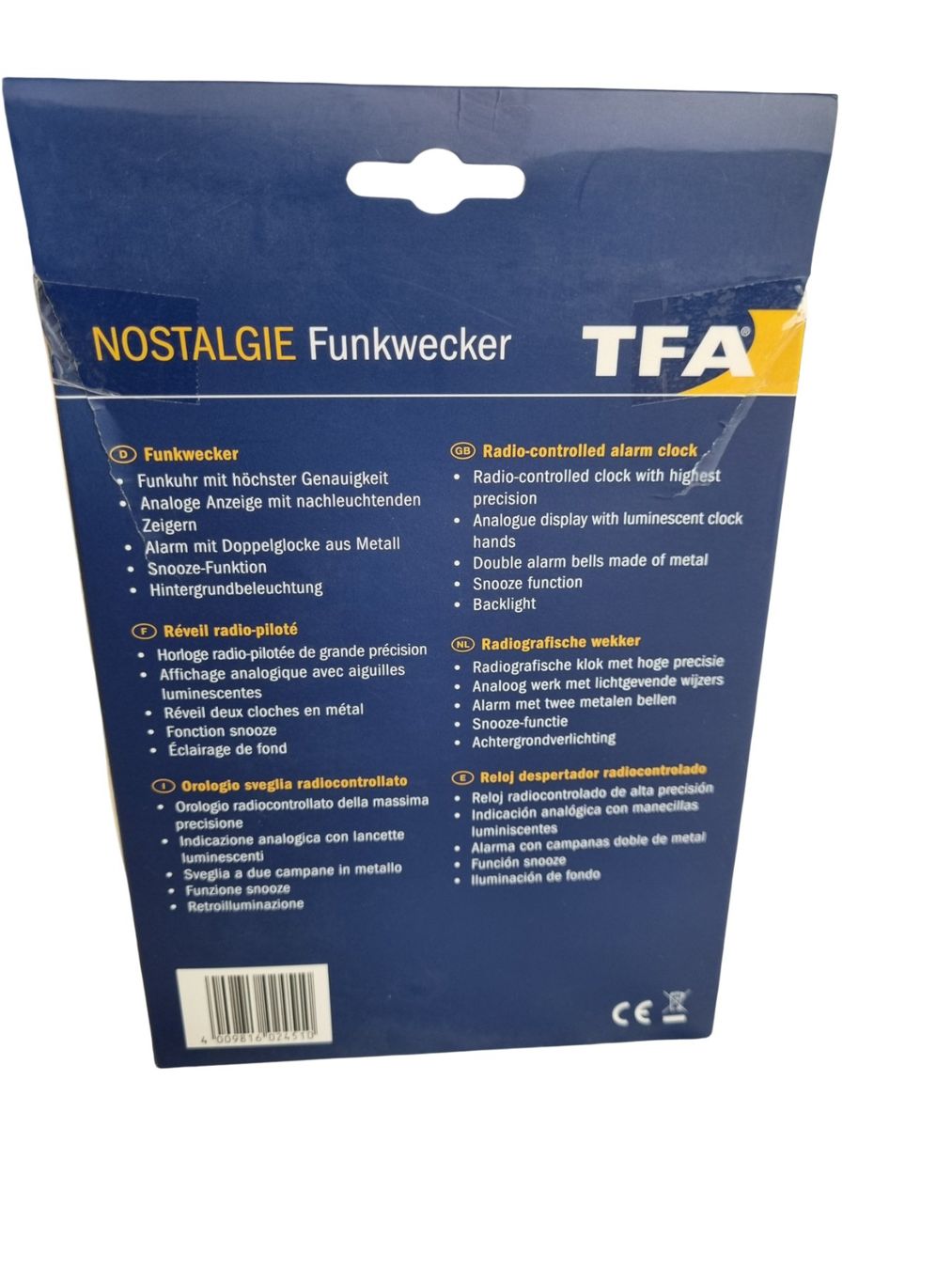 Wecker: TFA Nostalgie Funkwecker – Gebraucht aus Wangen b. Olten von Restwert_Wangen 5