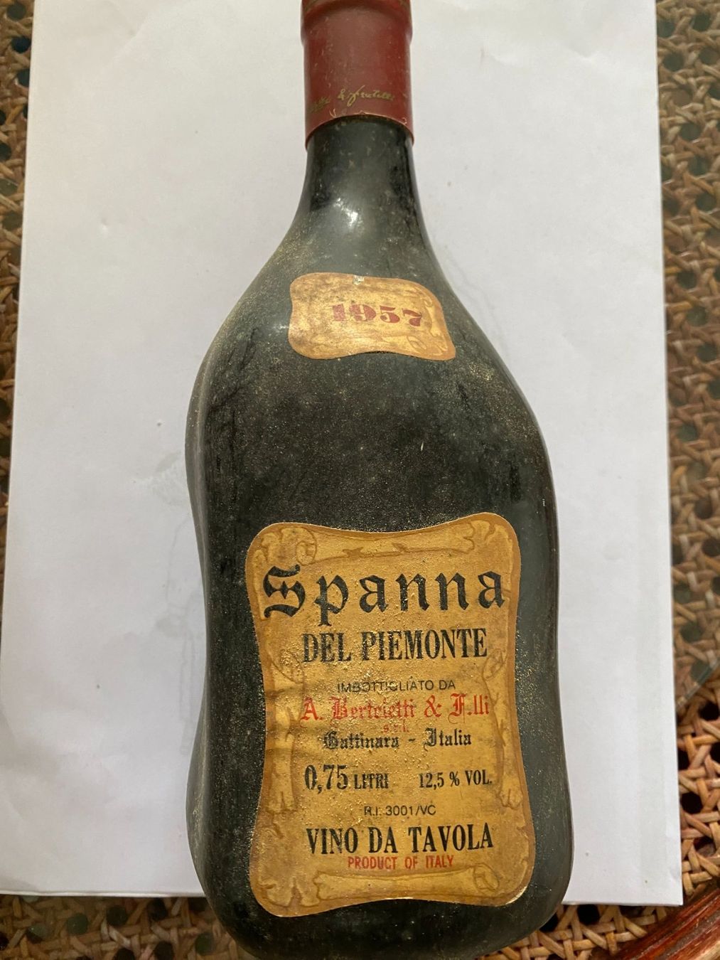 Vino: Alter Wein 1957 – Nuovo (secondo la descrizione) da Sachseln venduto da basti1950