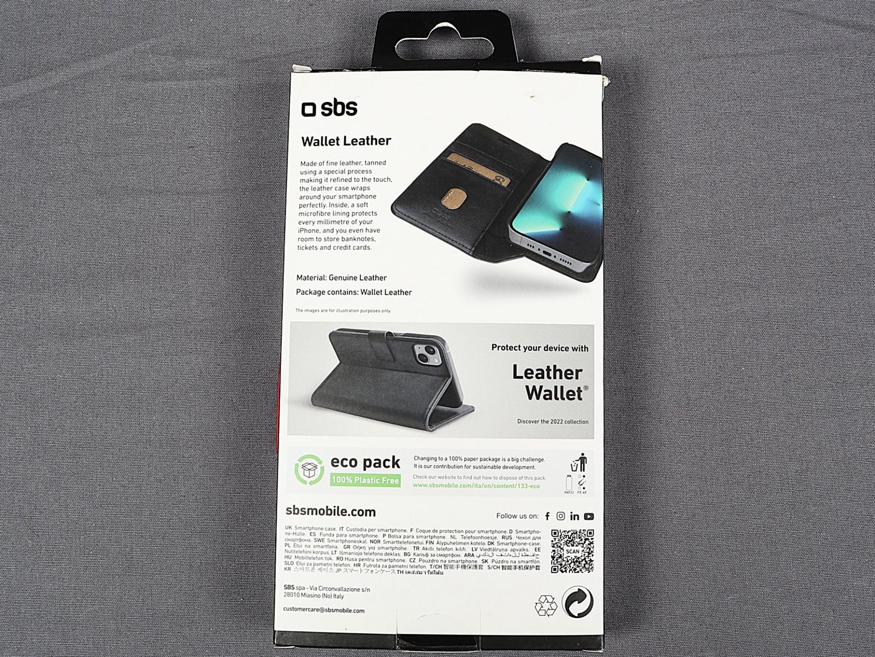 Covers & Schutzfolien: SBS Wallet Leather iPhone 14 Plus Black – Neu (gemäss Beschreibung) aus Steinen von Restwert_Steinen 1