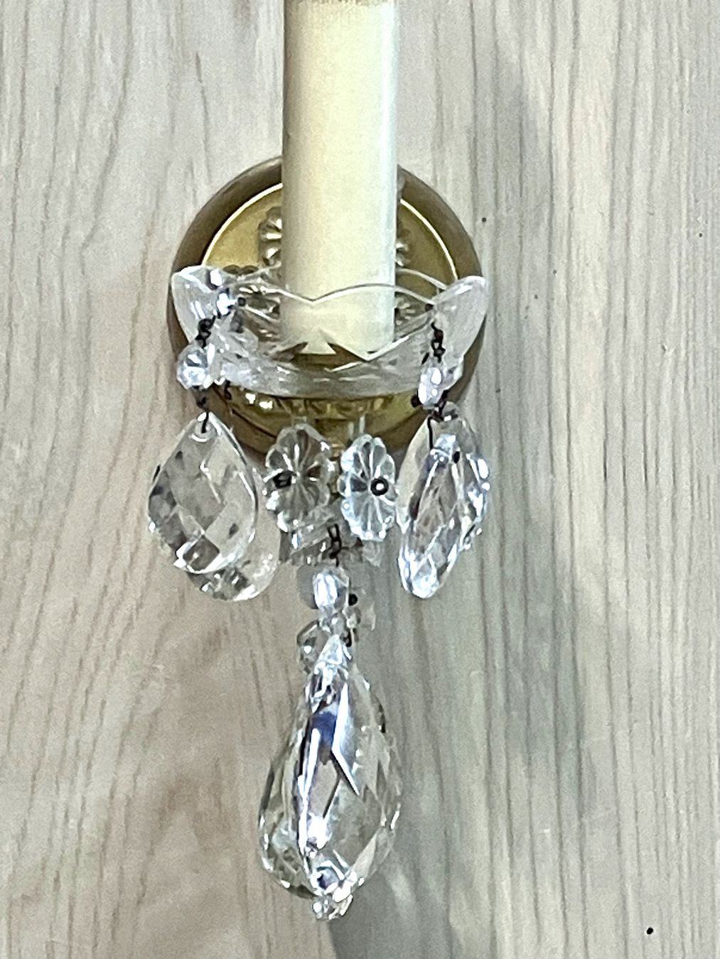 Lampade: Kristall Wandapplicken Paar – Usato da Horw venduto da luzernicus 1