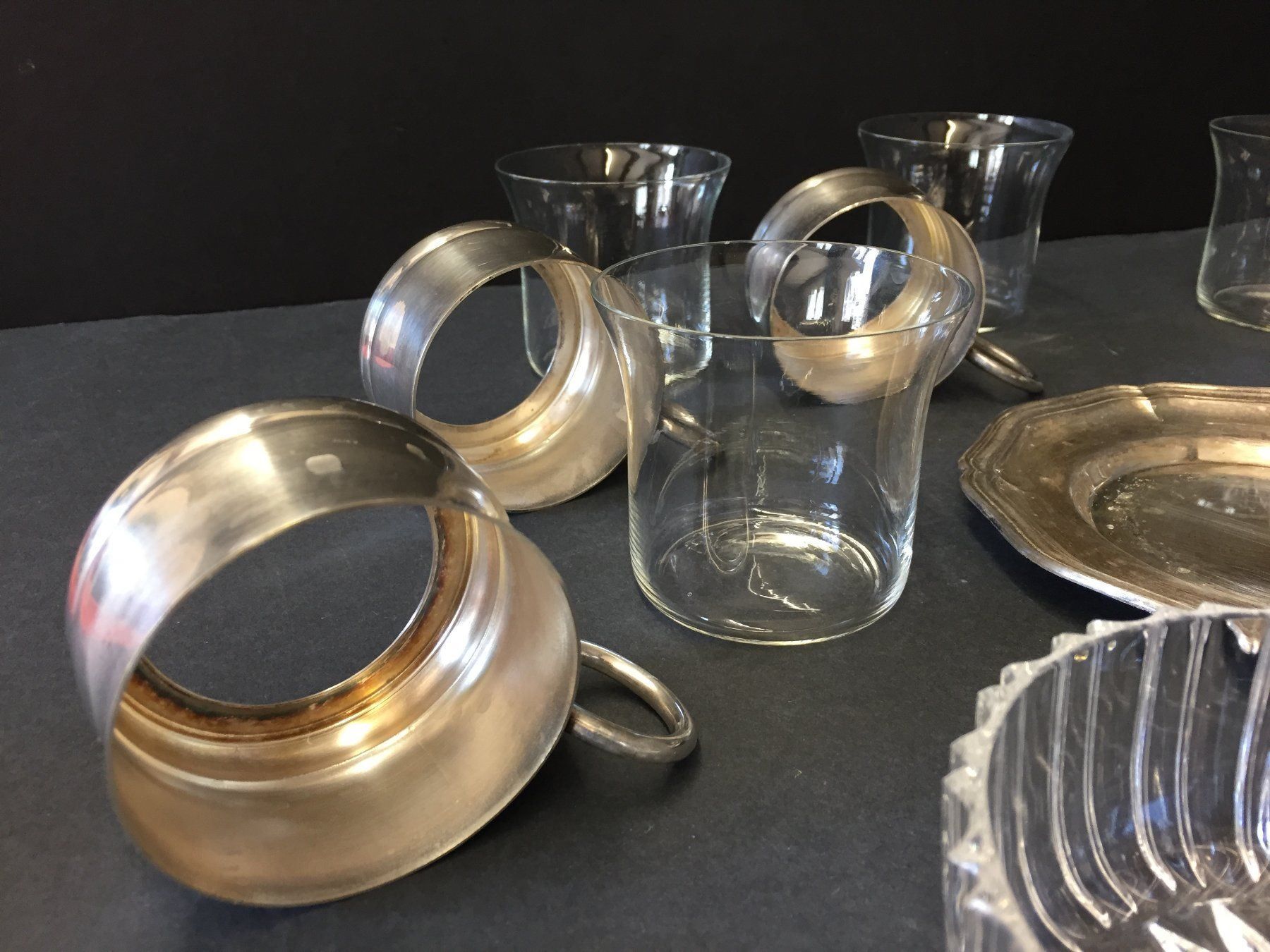 Geschirrsets: Vintage Tee / Kaffee Service Versilbert – Gebraucht aus Schaffhausen von vintageworld 6