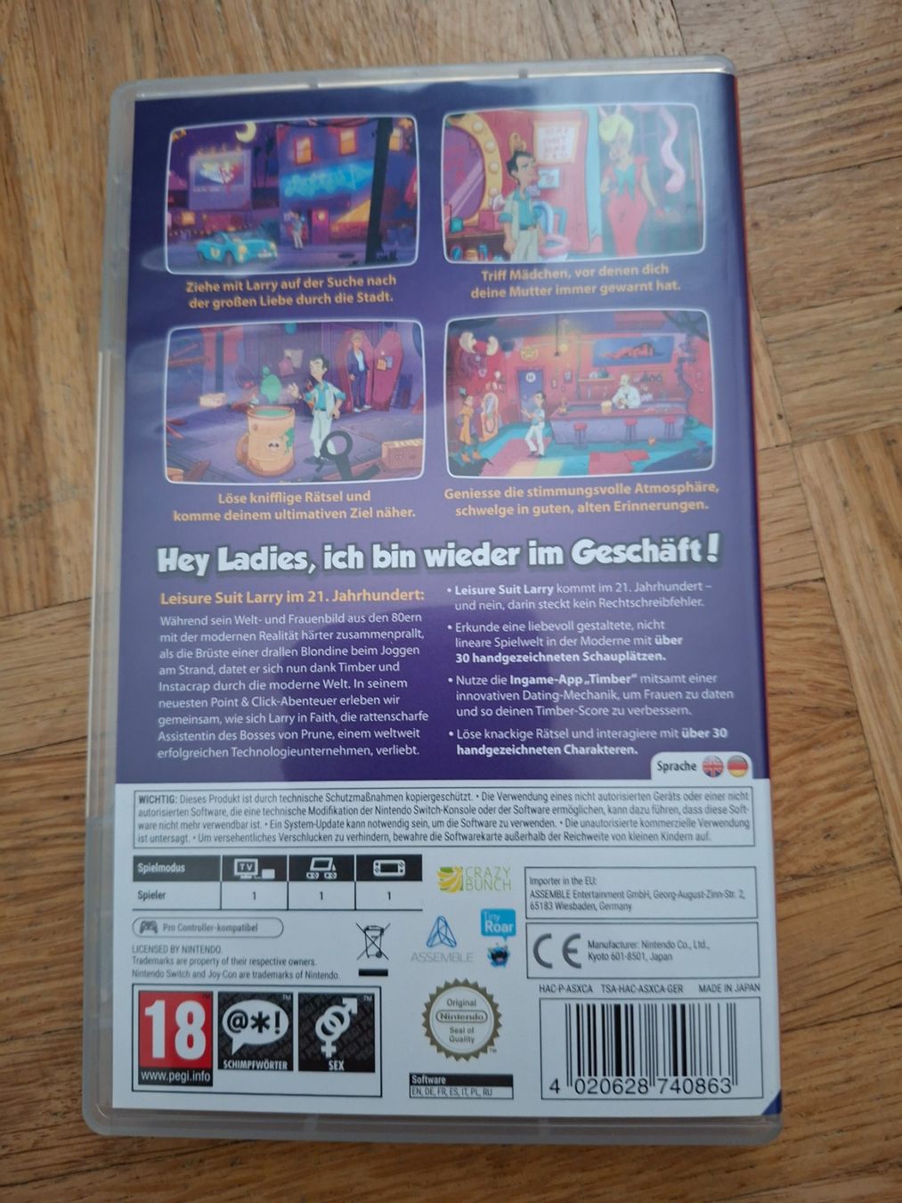 Giochi: Switch Larry Wet Dreams – Usato da St. Gallen venduto da brat01 2