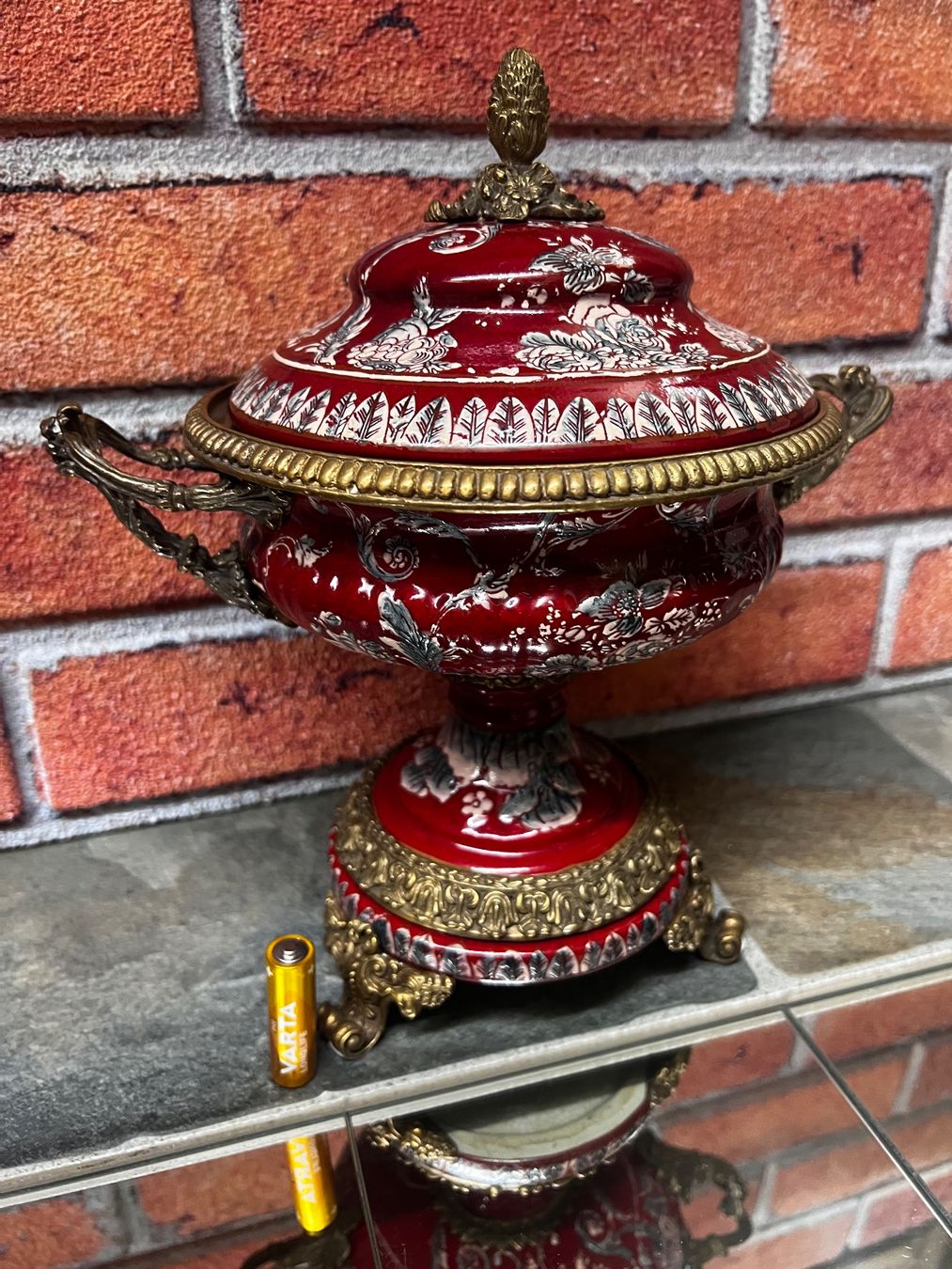 Sculture & Statue: Prunkvolle hoch Deckelvase Top – Usato da Oberengstringen venduto da Cici7 5