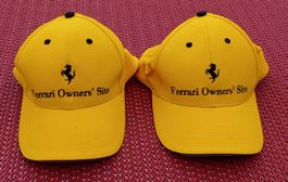 2x Ferrari Owners' Site Cap - Gelb - Sommer Kollektion