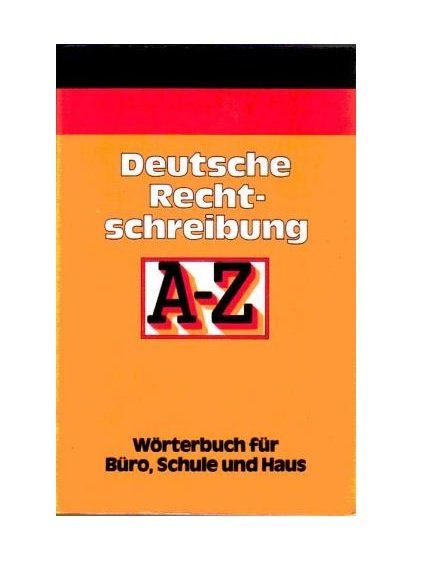 Bücher: Deutsche Rechtschreibung A-Z – Gebraucht aus Humlikon von GX30
