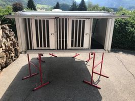 Box de transport thermo 4 chiens pour pick-up ou remorque