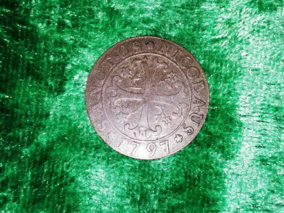 Tutti le monete: Fribourg / Freiburg, 2 Kreuzer 1797 – Usato da Gordola venduto da ale_5wbc 3