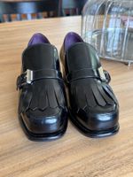 PRAD Loafer Leder Damen schwarz 37 sehr  guter Zustand