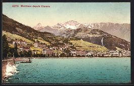 AK Montreux, Panorama depuis Clarens