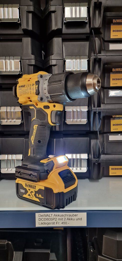 Dewalt Trapani: DeWALT 18V Akkuschrauber DCD805P2 – Nuovo e nell'imballaggio originale da Koppigen venduto da Bracher_Mail-House 6