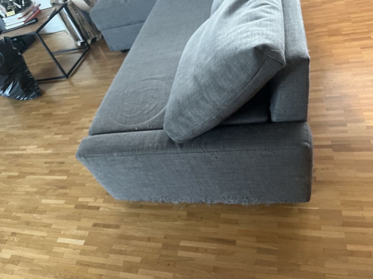 Divani: Ecksofa grau mit Schlaffunktion gebrauchter Zustand – Usato da Rickenbach LU venduto da Gigaxo 2
