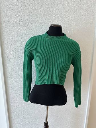 Strickpullover grün