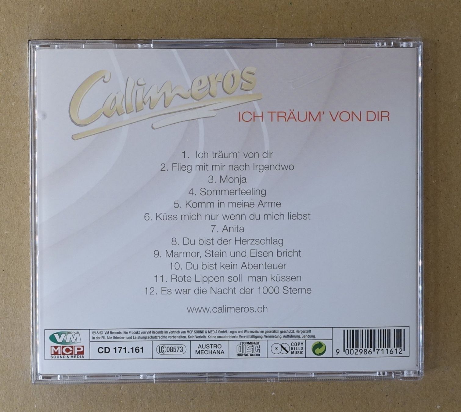 CD: Calimeros – Ich Träum' von dir - (CH) - F29 – Usato da Sessa venduto da fraenklishop 1
