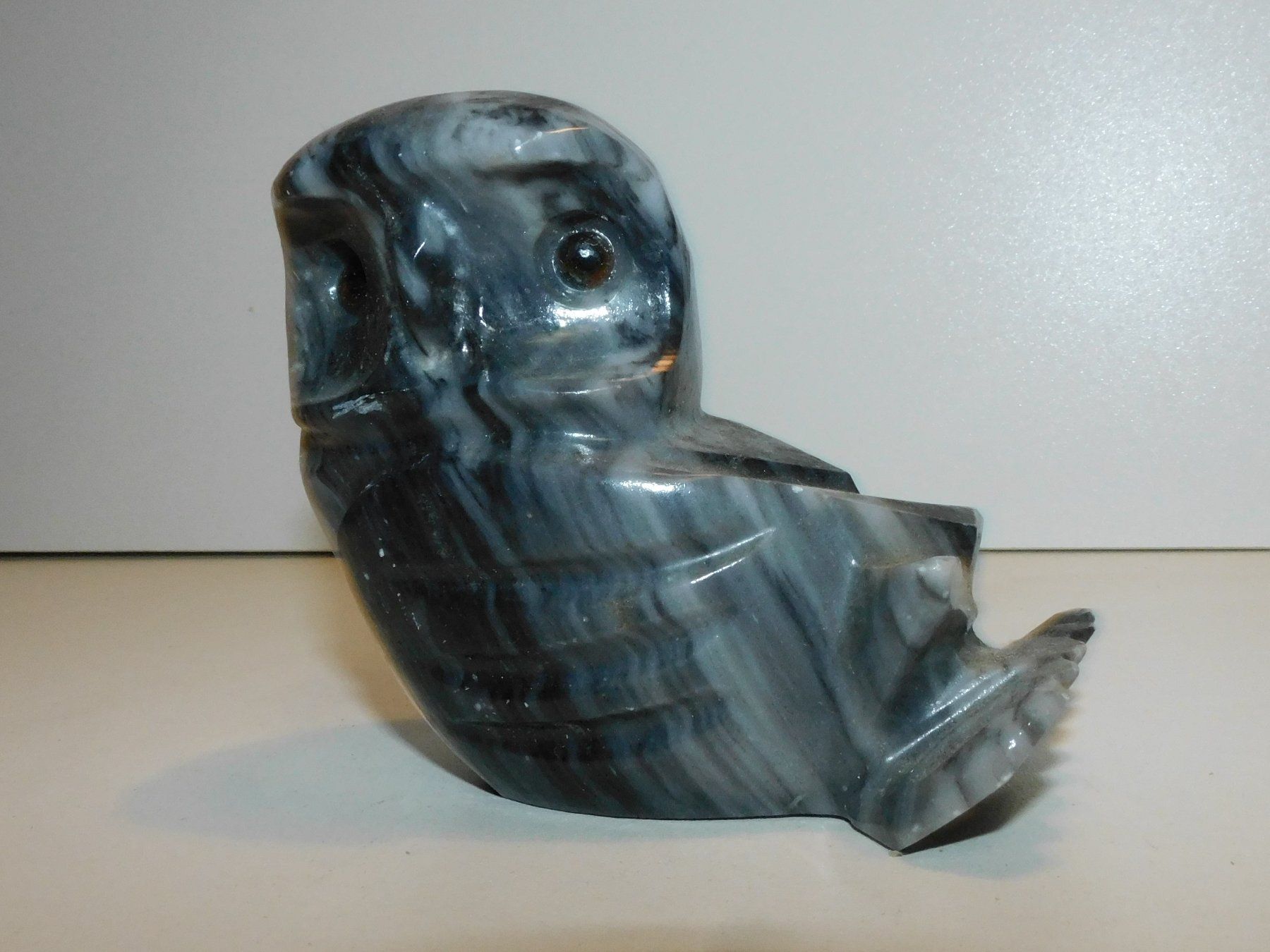 Statuette: Figur Stein - Marmorfigur Eulen Figur – Usato da Sursee venduto da 76 4