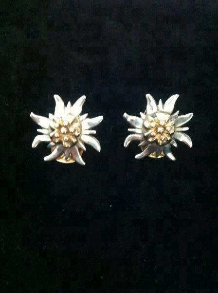 Orecchini pendenti & Orecchini a lobo: Edelweiss Silberclipohrringe 925 Silber – Usato da Zürich venduto da DidierTG