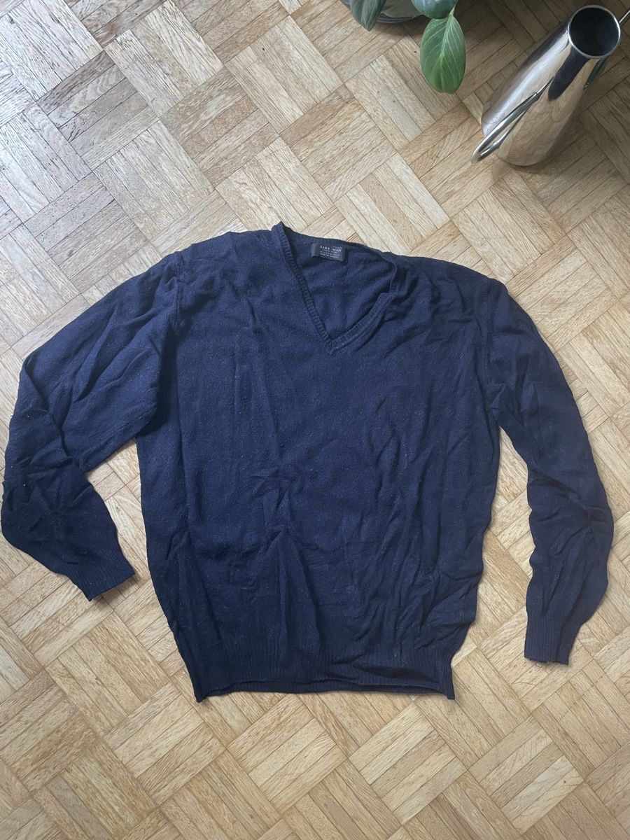 Zara Pulls & Sweat-shirts: Herren Pullover dunkelblau Navy Blue, Grösse XL V-Ausschnitt – D'occasion à Zürich par Carlajimena 3
