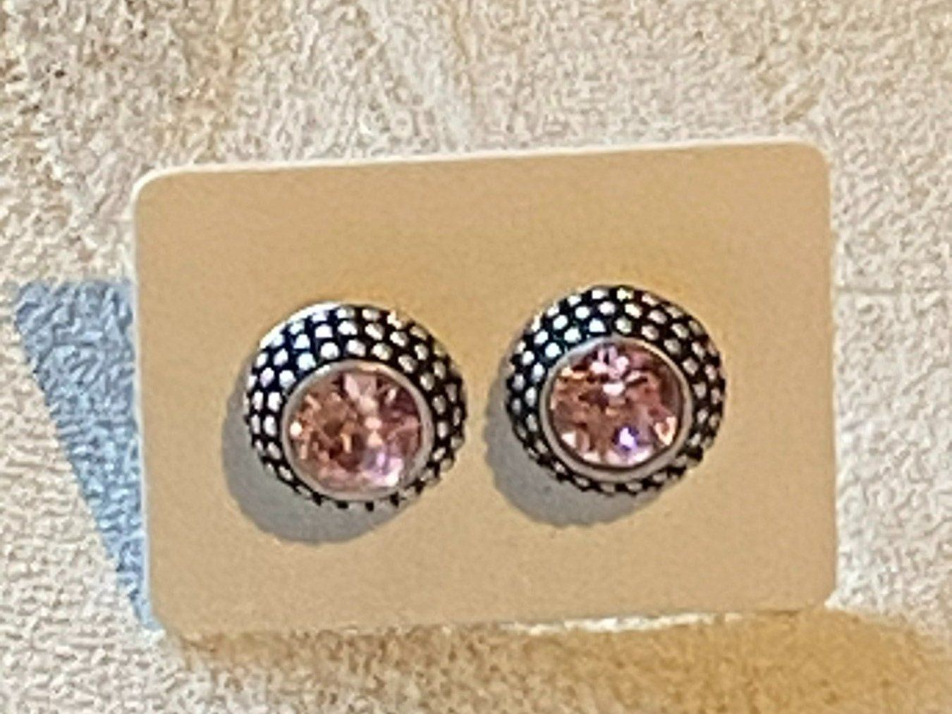 Orecchini pendenti & Orecchini a lobo: OHRSTECKER SWAROVSKI CRYSTALS,ROSA – Nuovo e nell'imballaggio originale da Meienried venduto da ManuelaBoutique 4