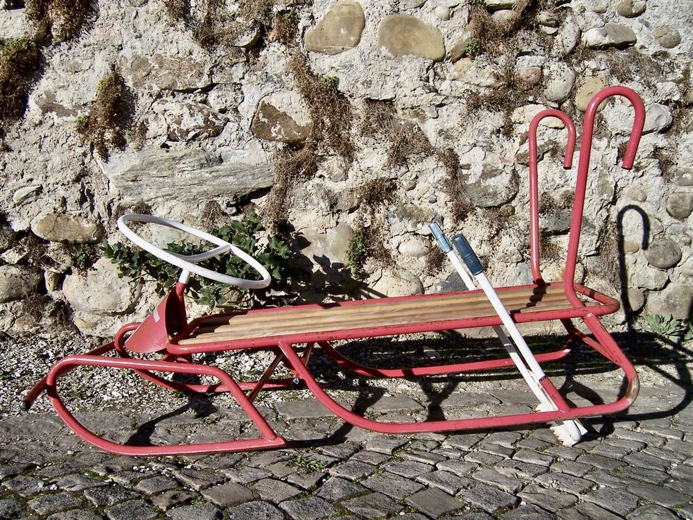 Luge: Schlitten SKS CRESTA Bob mit Steuerung – D'occasion à Kerzers par wisaundso 4