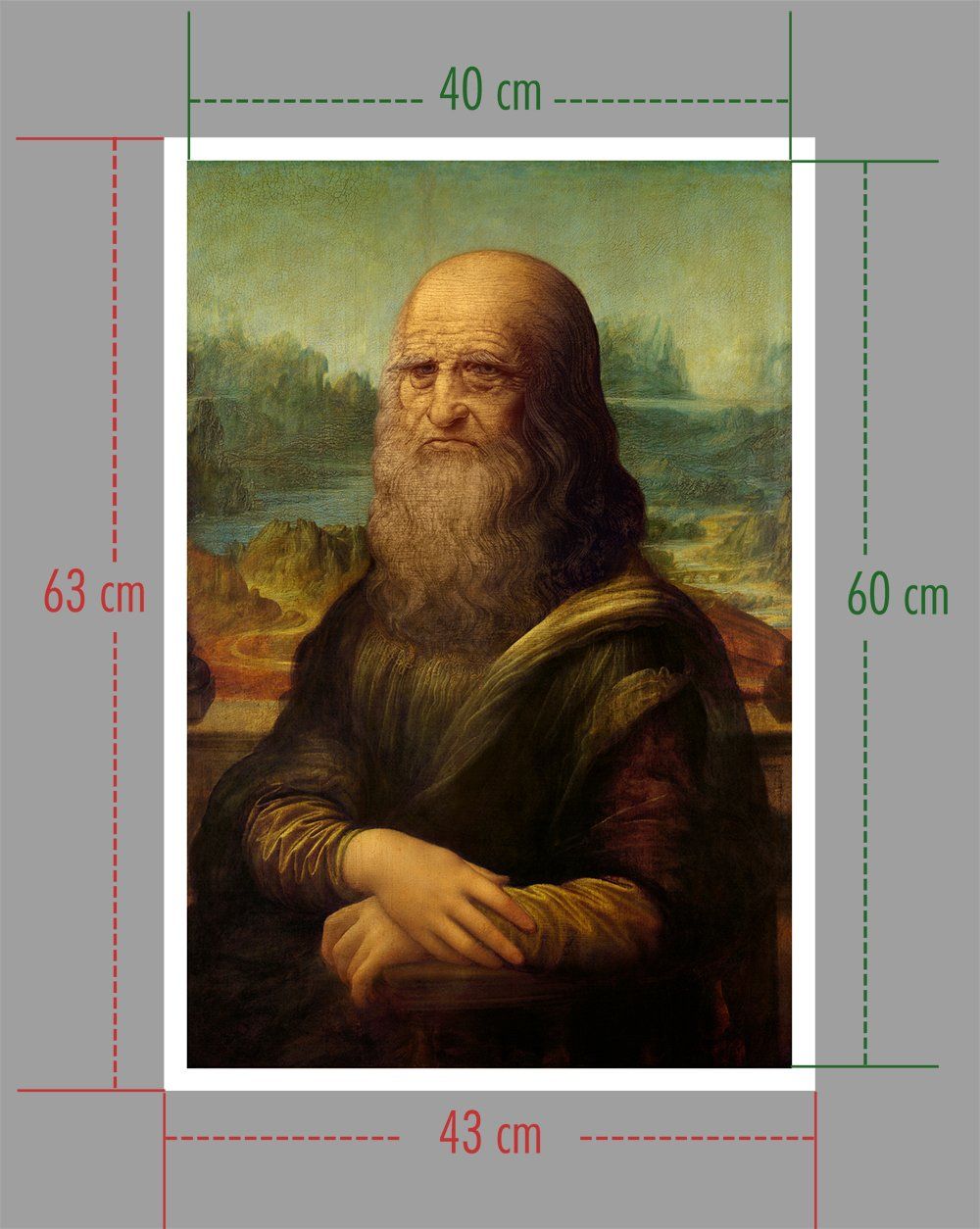 Foto & Immagini: Kunstdruck - IL GIOCONDO - Poster von Ch. Kitzmüller – Nuovo e nell'imballaggio originale da Bülach venduto da chr_fdw8 2