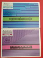 Set 2 Maximumkarten MK 1988 Frankreich EUROPA