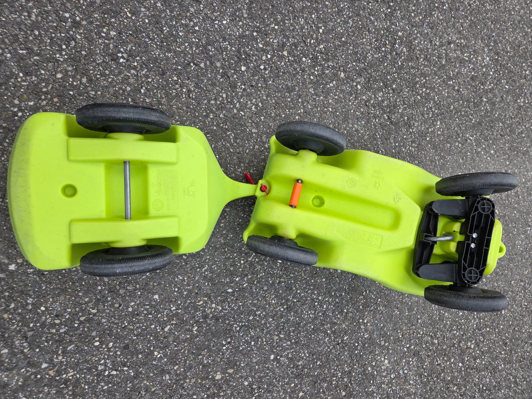 Big Fahrzeuge für Kinder: Big Bobby Car grün mit Anhänger – Gebraucht aus Heinrichswil von frankie19860 8