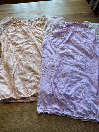 Romantische Shirts mit Spitze in XS ca 164