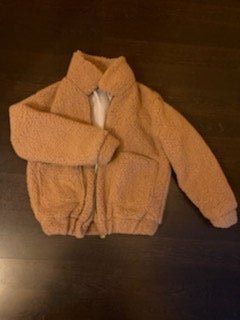 webpelzjacke camel-farben gr. s (wie neu)