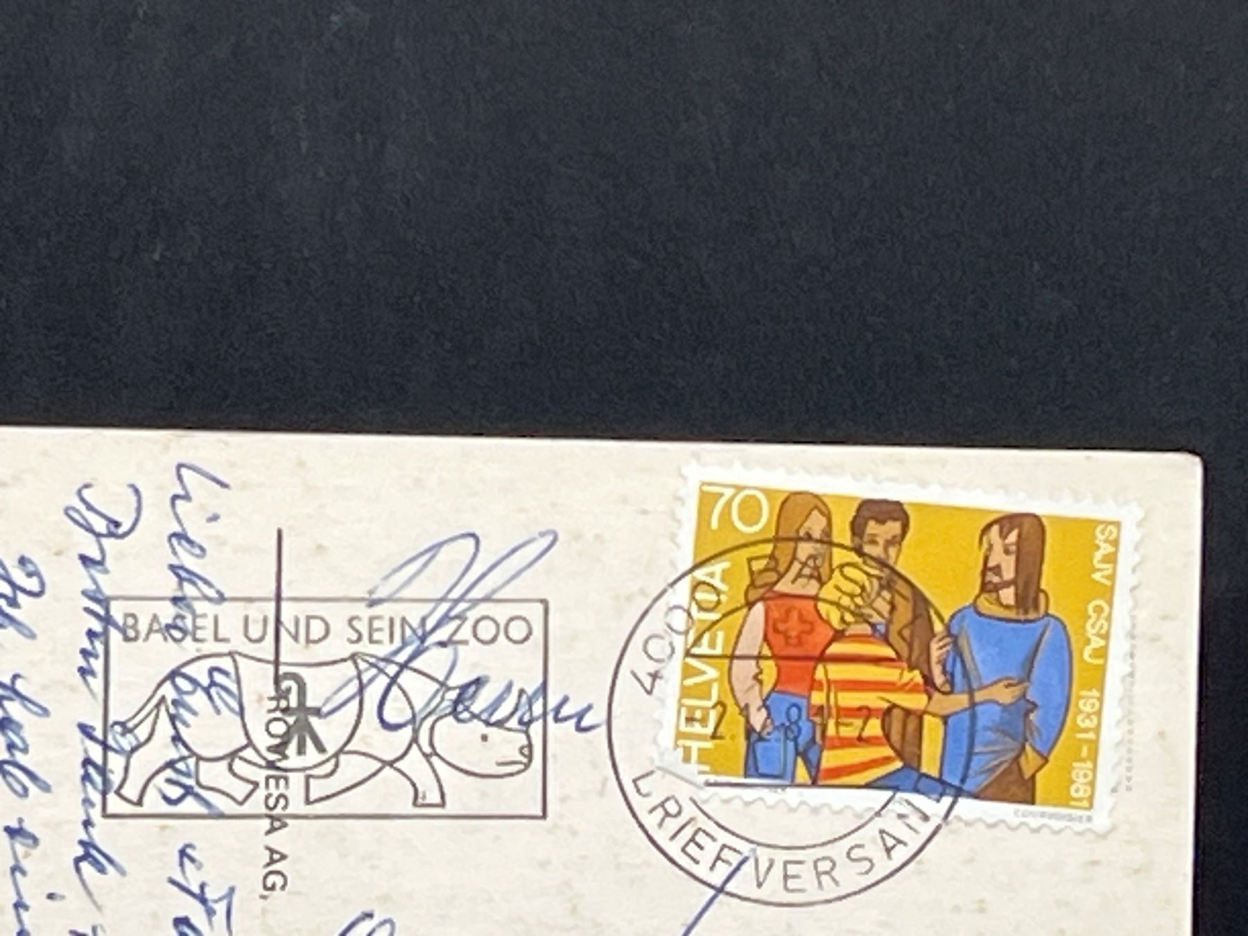 Cartes postales: Basel / Bâle: Marktplatz mit Rathaus – D'occasion à Widnau par Brusi9 1