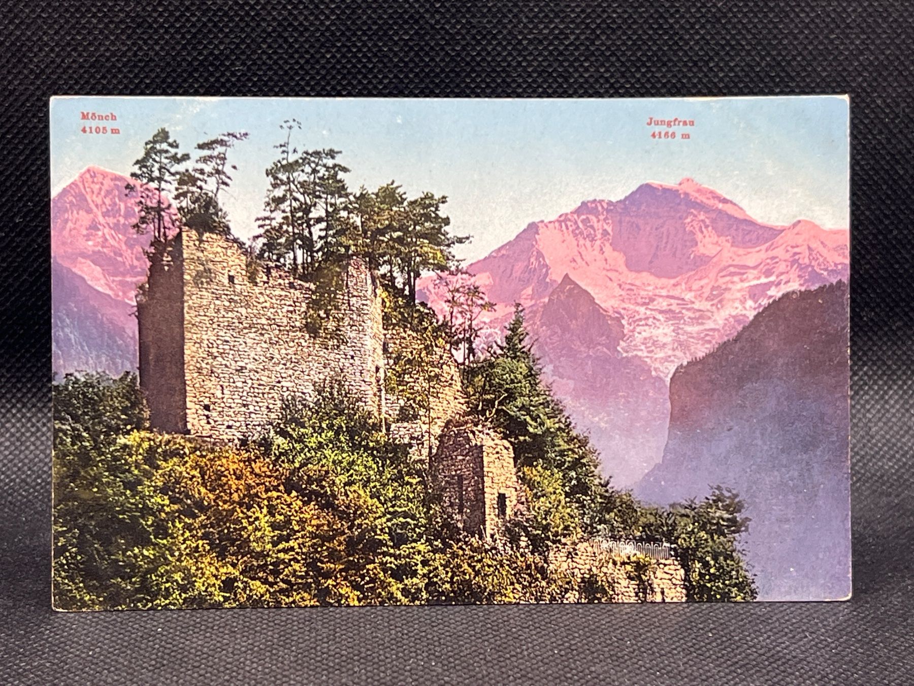 Cartoline postali: Ruina Unspunnen bei Interlaken – Usato da Widnau venduto da Brusi9