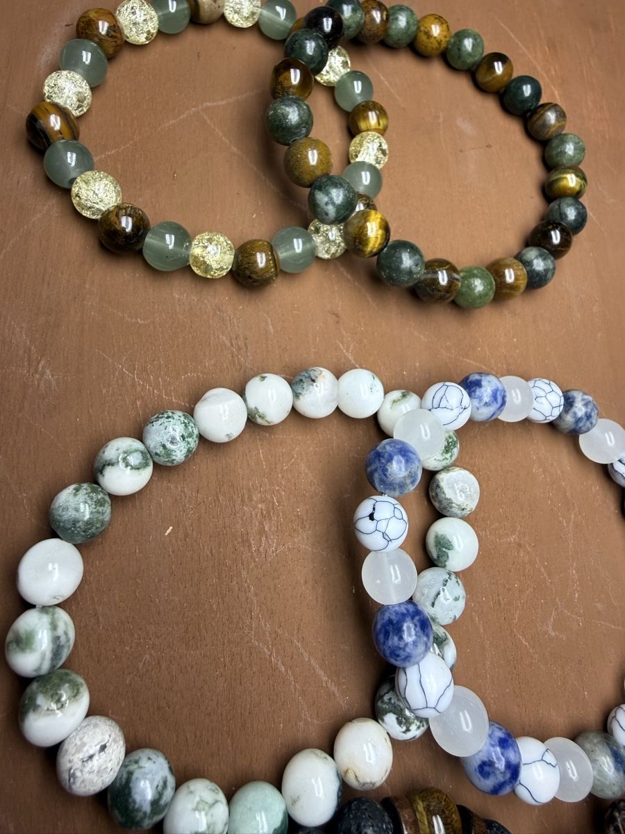 Armbänder & -reifen: Stone Bead Bracelets Set 6 pcs various stones NEW – Neu (gemäss Beschreibung) aus Wald ZH von Carloiten 4