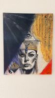 Original Pop Art Gemälde 40x50 - Kleopatra & Ägypten Unikat⁠