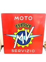 MV Agusta Motorcycles Service vintage metal sign " original