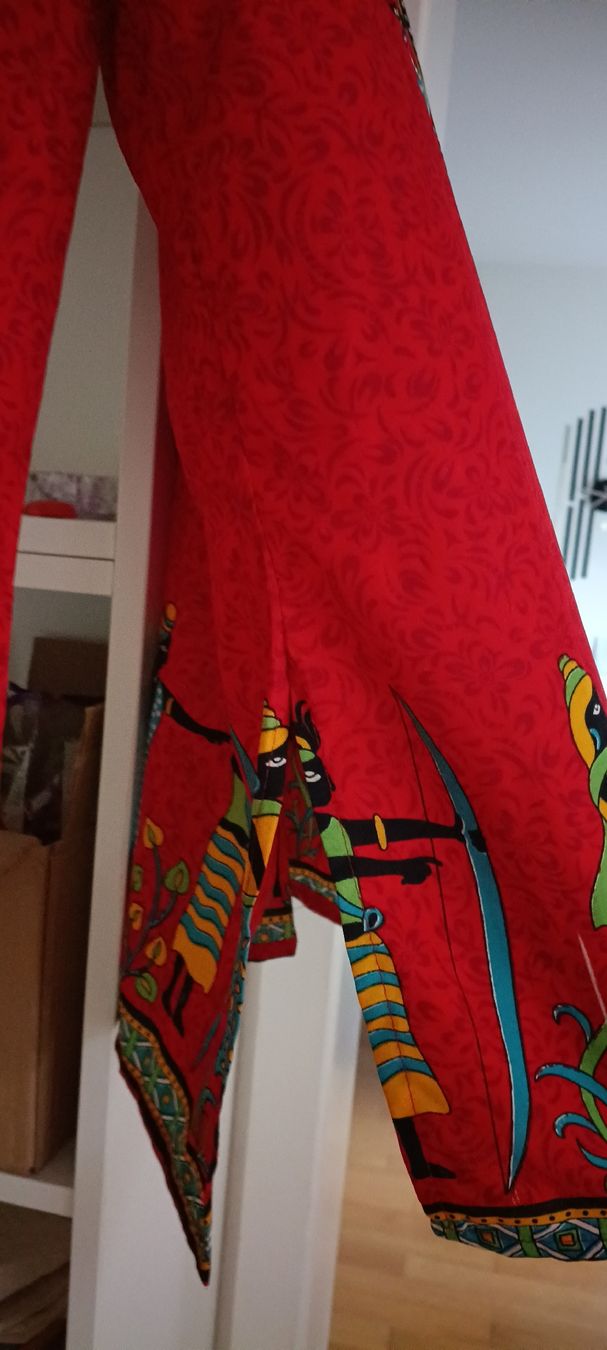 Tuniken: Red Dashiki Tunic African Print Size M  – Neu (gemäss Beschreibung) aus Zürich von cat_9cvz 4