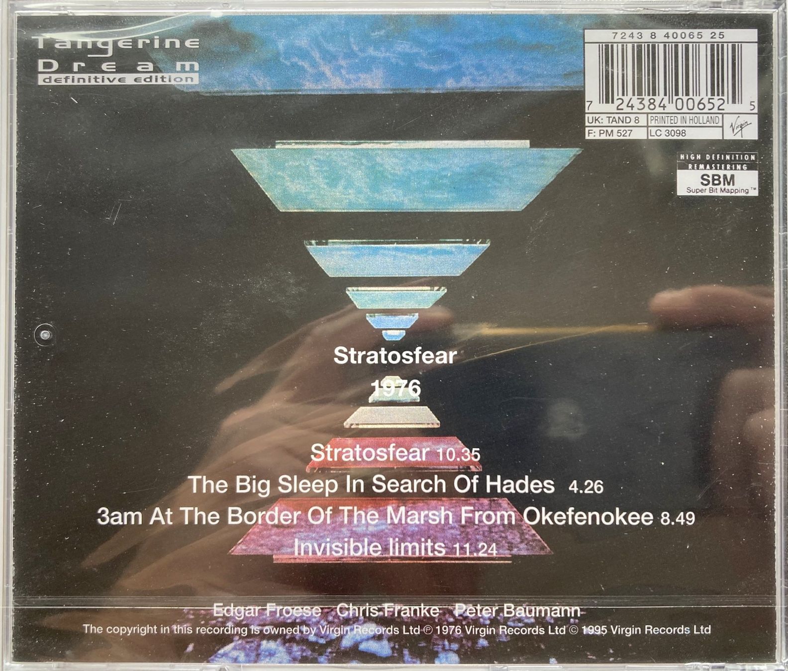 CDs: TANGERINE DREAM - STRATOSFEAR – Neuf avec emballage d'origine à Bottens par hotter-than-hell 1