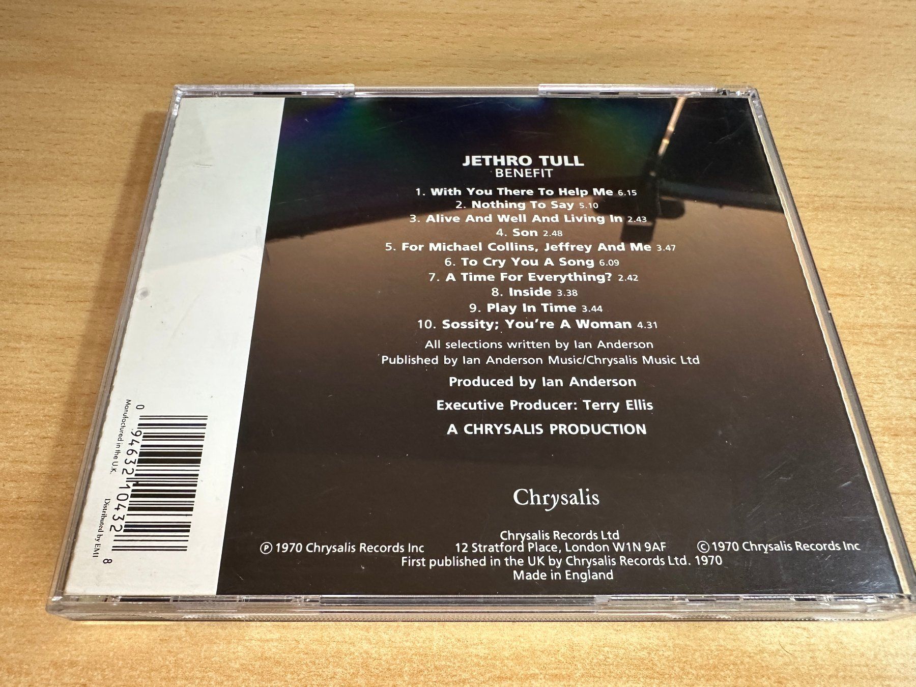 CD: F8 Jethro Tull – Benefit – Usato da Rikon im Tösstal venduto da Alpenmutz 1