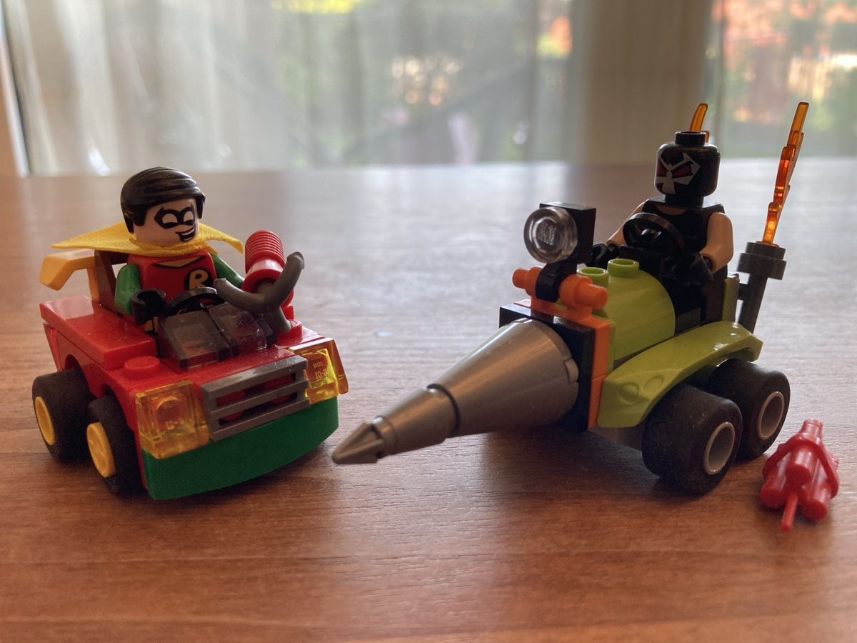 Lego Kit di costruzioni: Lego Mighty Micros: Robin vs. Bane - 76062 – Usato da luzern venduto da Himbeertobi