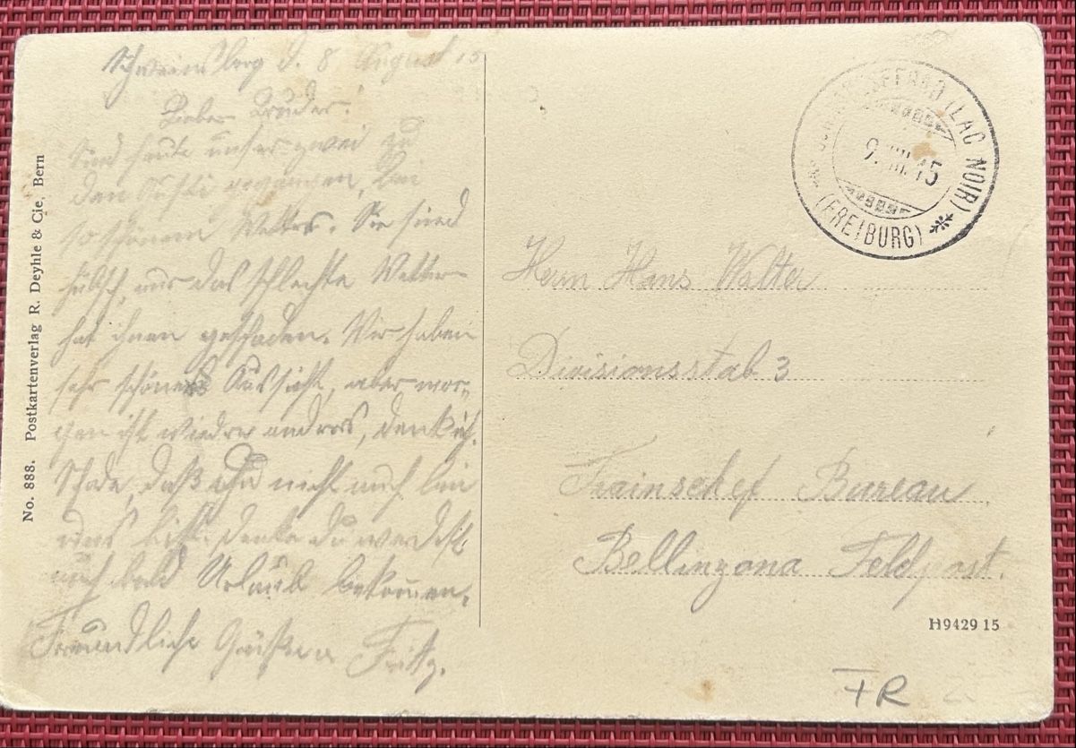 Cartoline postali: Schweinsberg Chalet Blümlisalp – Usato da Horw venduto da Tellbub 1