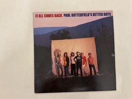 Paul Butterfield's Better Days LP - It All Comes Back