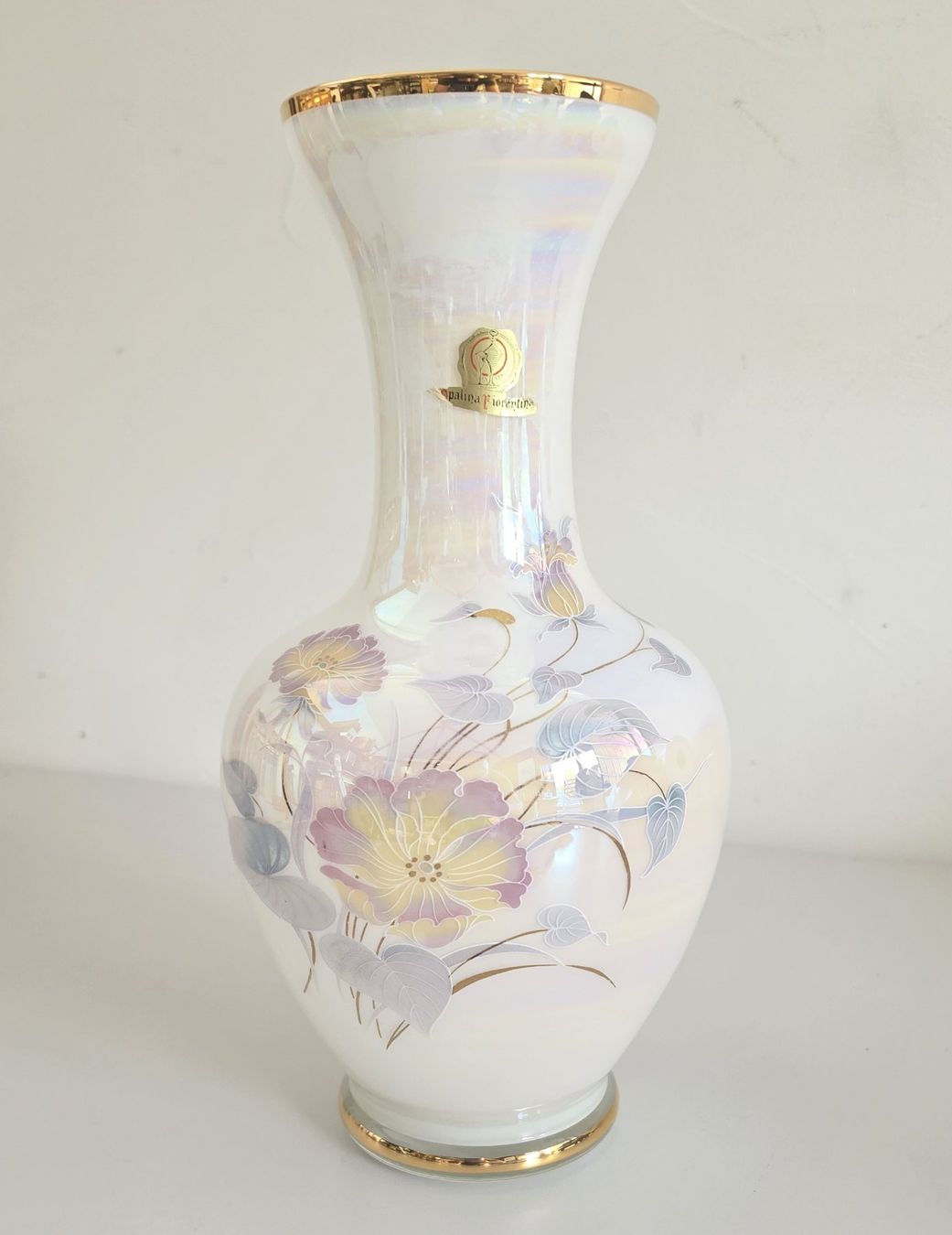 Vase & Récipients: Vintage Vase Opalglas irisierend - Opalina Fiorentina – D'occasion à Birr par DisDas