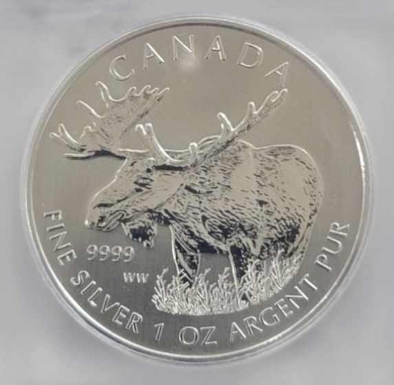 Alle Münzen: 1 oz Silber Canada - Elch 2012 – Gebraucht aus Leibstadt von Oxygen73