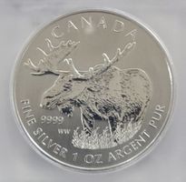 1 oz Silber Canada - Elch 2012