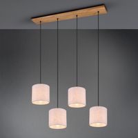 Pendelleuchte, 4 Spots, 100 cm x 20 cm