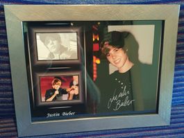 ‼️ Justin Bieber Bild mit Reprint Unterschrift (Nr. 5)