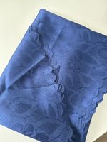 Tischdecke Tischtuch glänzend Satin Optik Königsblau