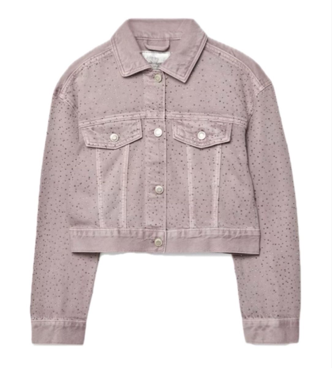 Stradivarius Jeans: Stradivarius glitzer 2-Teiler Jeans & Jacke – Nuovo (secondo la descrizione) da Wolfwil venduto da ISAsShop 2