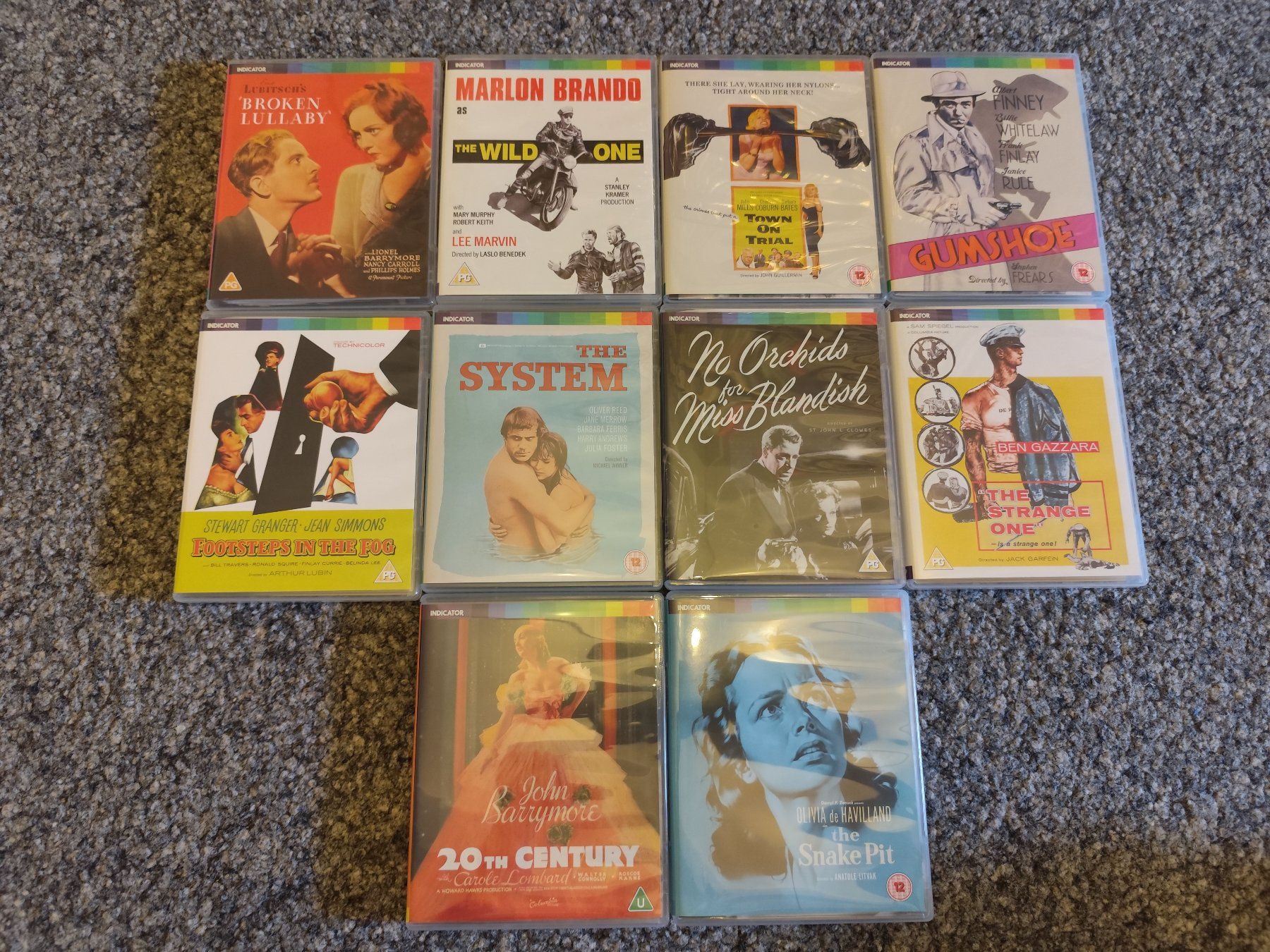 Tutti i DVDs: 10 x Bluray Indicator UK - Classic Names – Nuovo (secondo la descrizione) da Zofingen venduto da Debohli